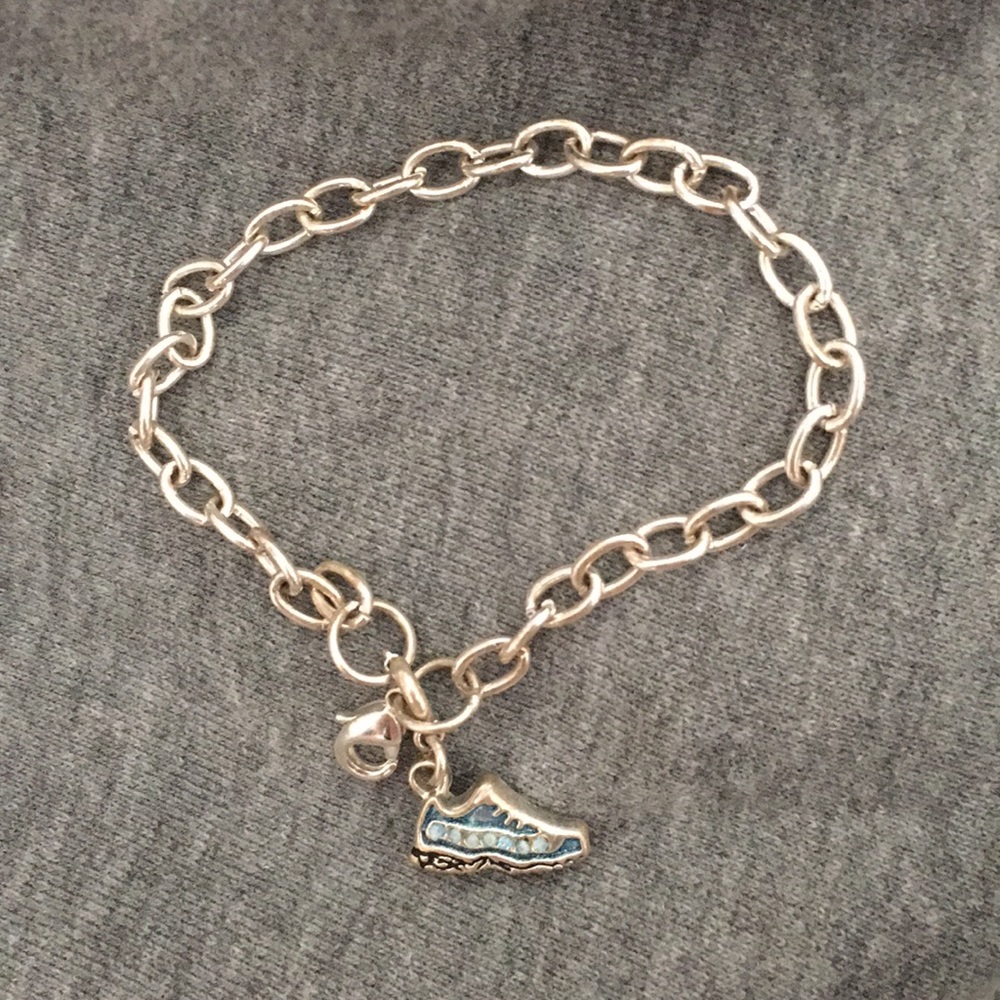 Running charm bracelet